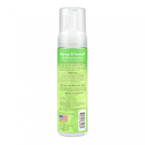 TropiClean Papaya Waterless Shampoo for Pets, 7.4oz 2